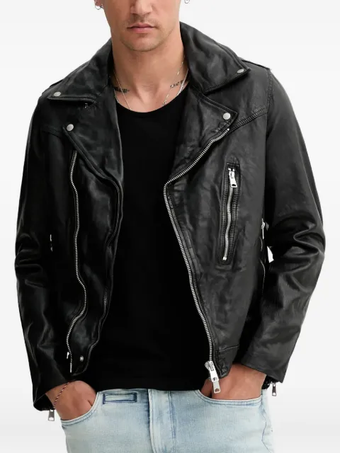 AllSaints Comet zip-fastening leather jacket