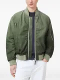 AllSaints Cascade zip-fastening ribbed-cuff bomber jacket - Green