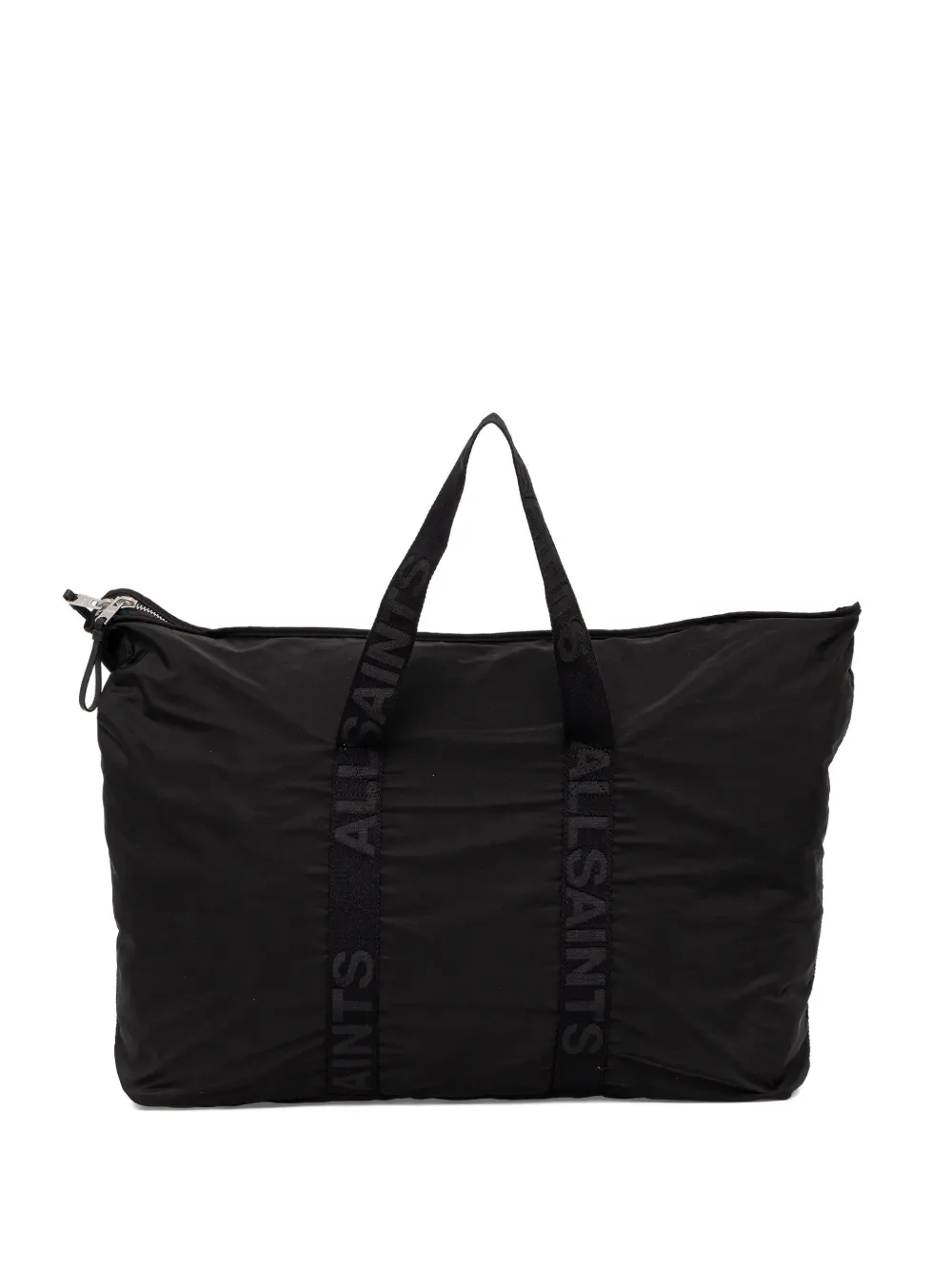 AllSaints logo-print holdall - Nero