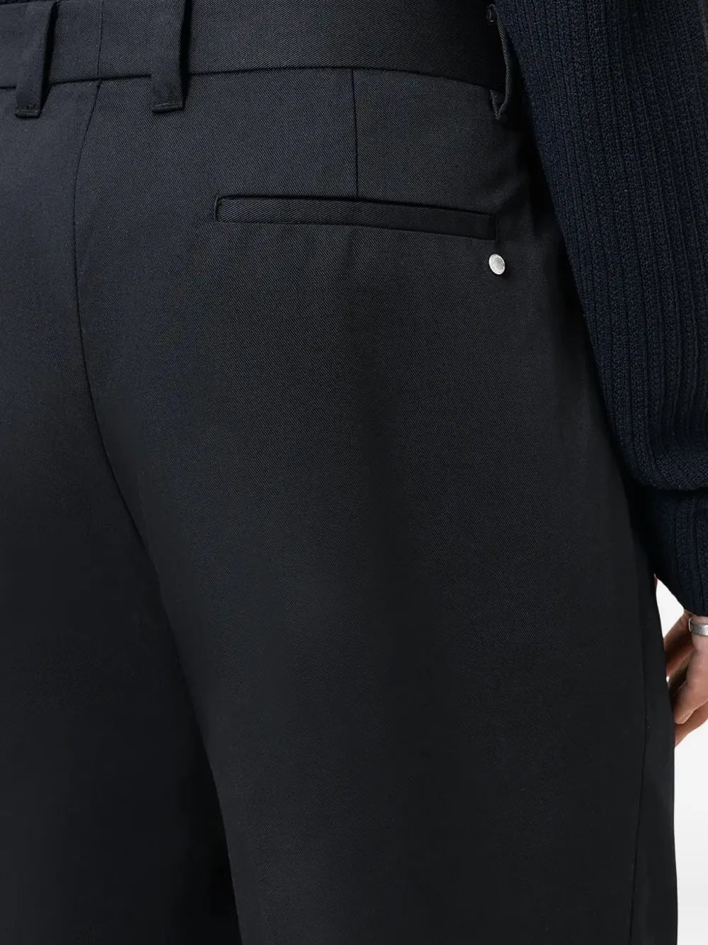 AllSaints Pantalon met platte voorkant Zwart
