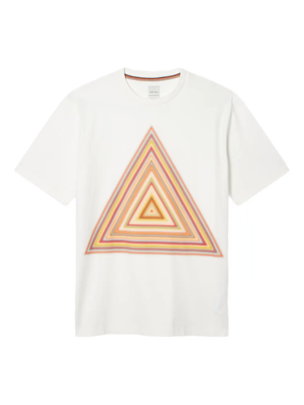 Paul Smith triangle-print T-shirt | White | Image 1