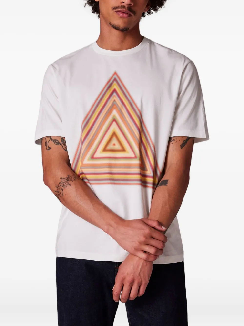 Paul Smith triangle-print T-shirt | T-Shirts | Image 2