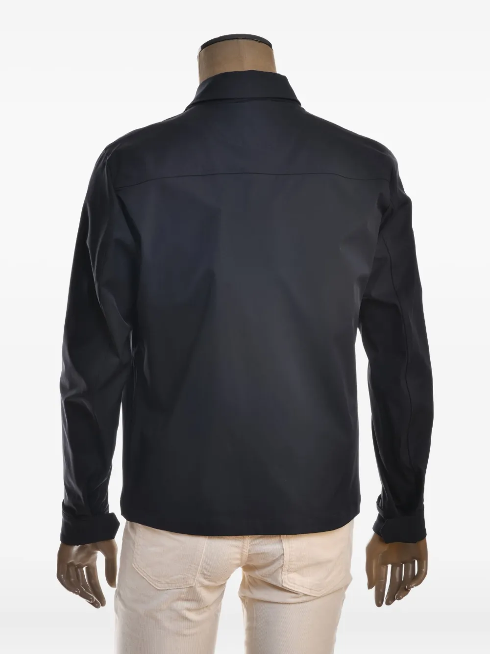 Kiton Kired zip-up flap-pocket jacket Blauw