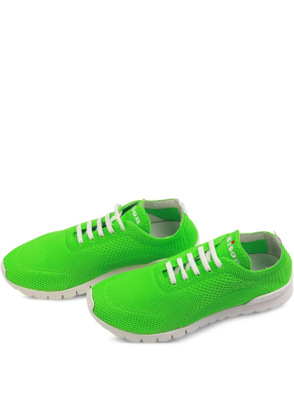 Kiton knitted pull-tab sneakers Green