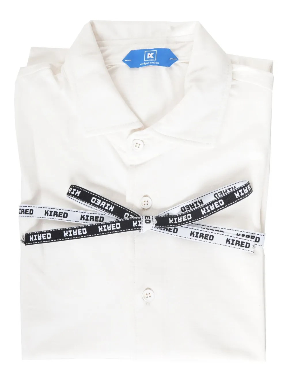 Kiton long-sleeved buttoned shirts (pack of three) Wit