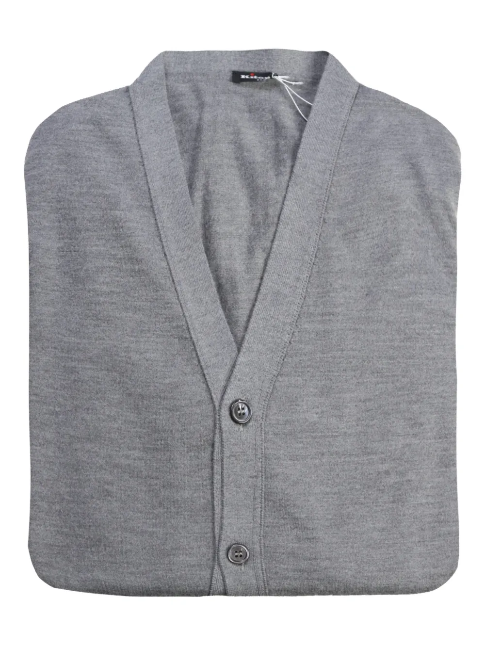 Kiton ボタン カーディガン - グレー Kiton ボタン カーディガン - グレー