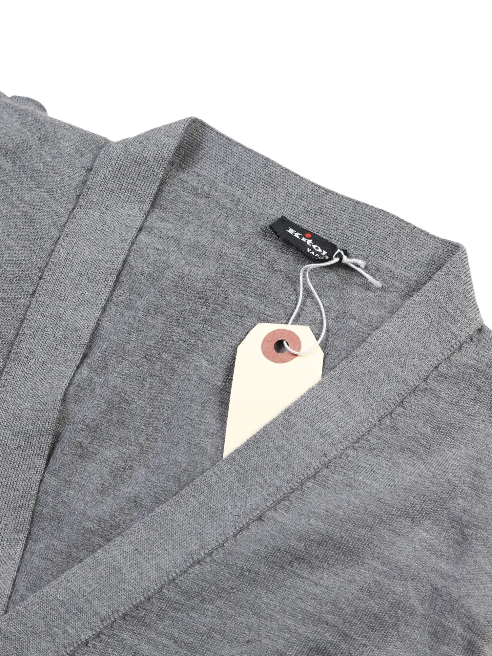 Kiton Vest met knopen Grijs