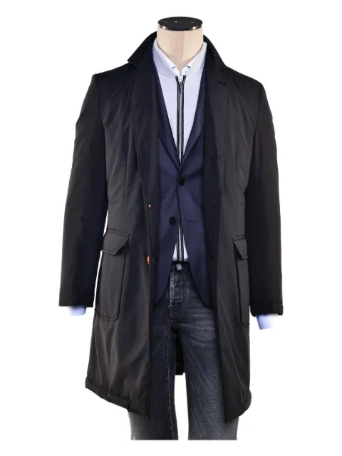 Kiton patch-pocket overcoat