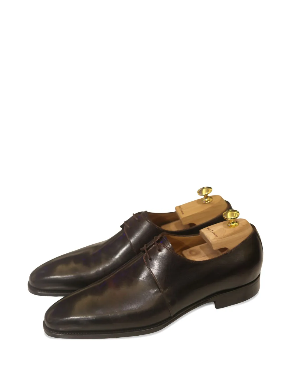 Kiton lace-up oxford shoes Brown