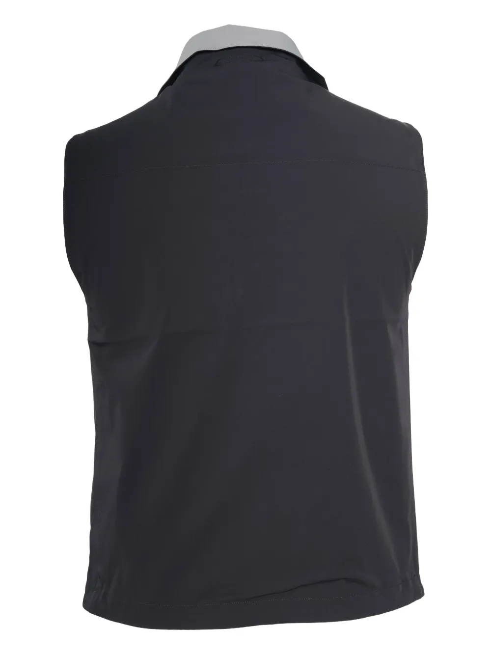Kiton Omkeerbaar gilet met rits Blauw
