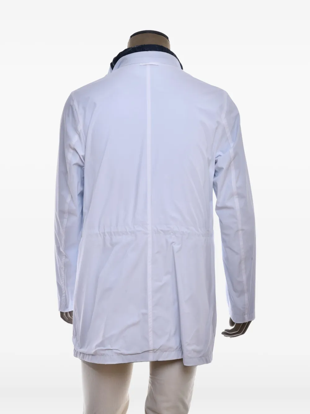 Kiton Omkeerbare regenjas Blauw