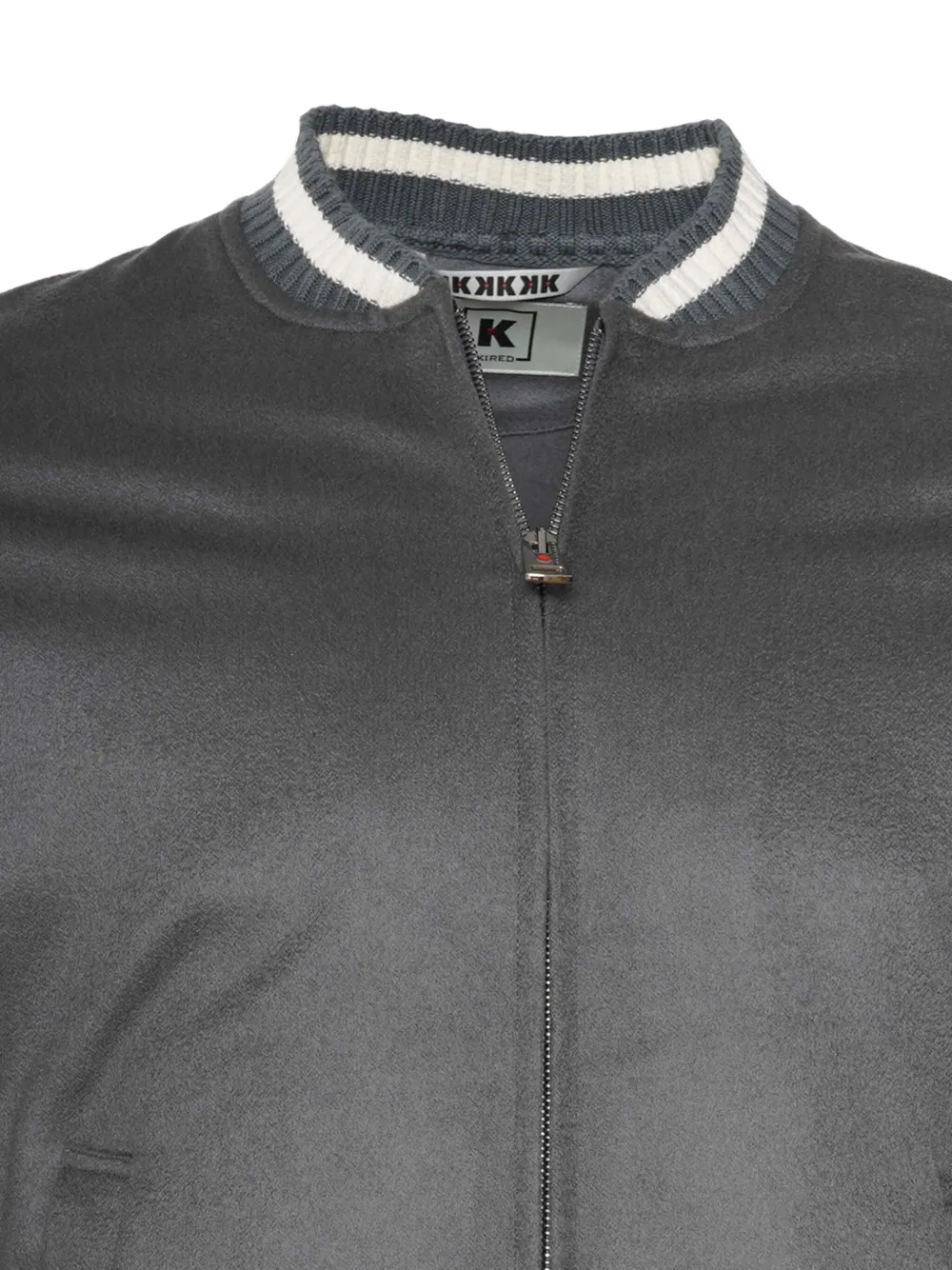 Kiton Didier ribbed-trim cashmere bomber jacket | Bomber Jackets | Image 2