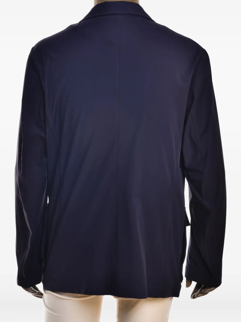 Kiton Piggi blazer met drie knopen Blauw