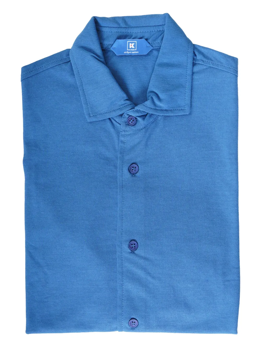 Kiton Capri long-sleeve button-up shirt Wit