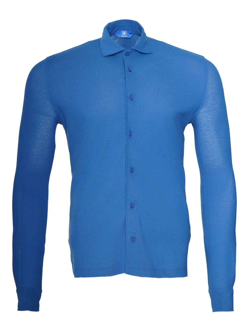 Kiton Capri long-sleeve button-up shirt Wit