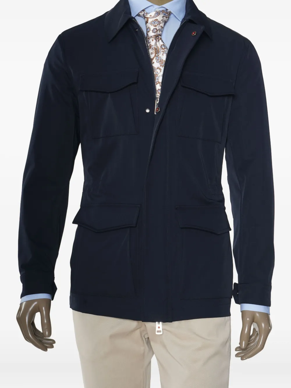 Kiton Kired Dino jacket Zwart
