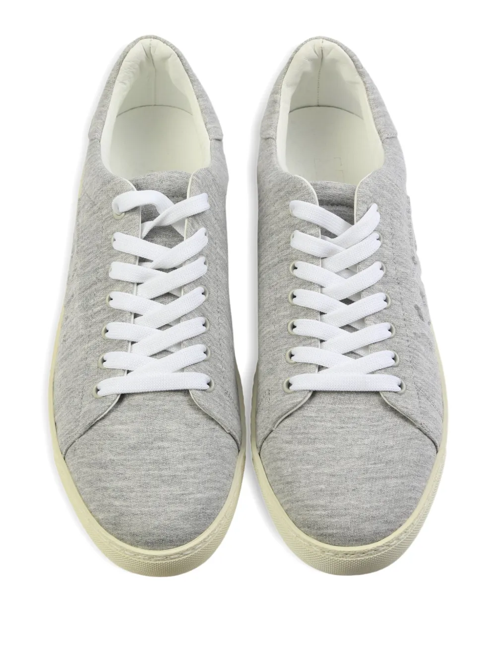 Kiton KNT lace-up logo sneakers Grey