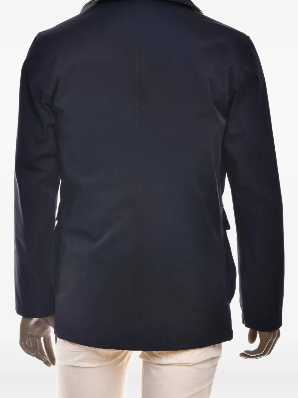 Kiton Omkeerbaar jack met kraag Blauw