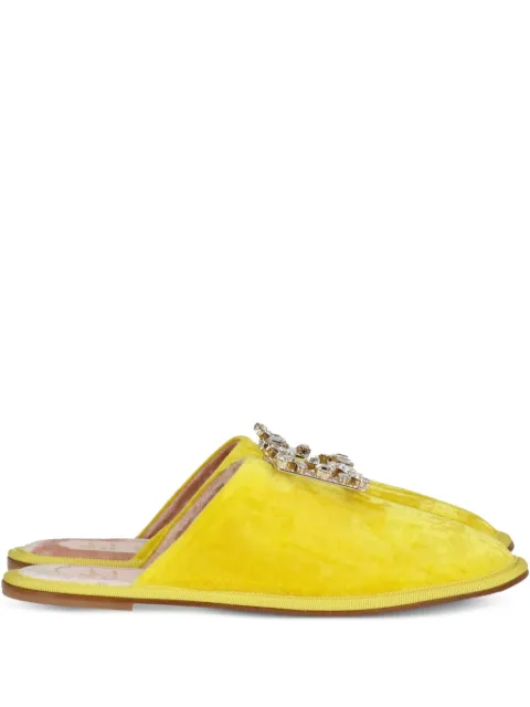 Roger Vivier embellished-buckle mules