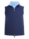 Kiton Ivan reversible zip-front vest - Blue