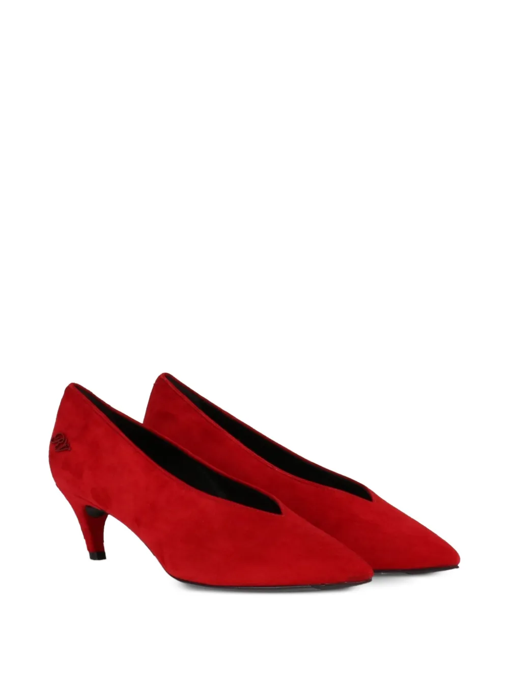 Roger Vivier 60mm V-vamp suede pumps | Heeled Pumps | Image 2