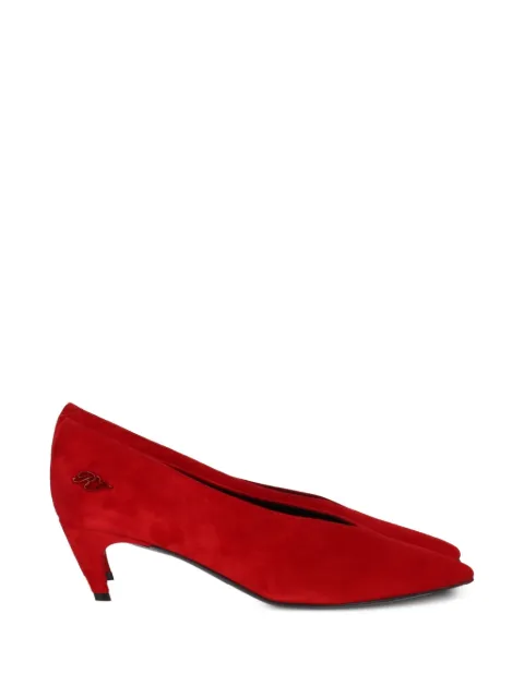 Roger Vivier 60mm V-vamp suede pumps