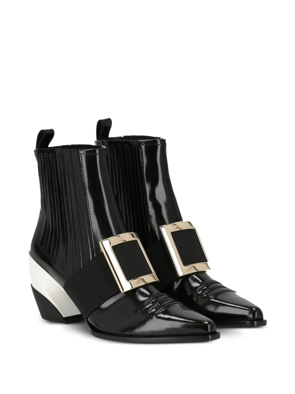 Roger Vivier 85mm buckle-detail boots | Chelsea Boots | Image 2
