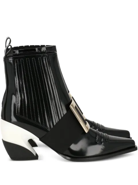Roger Vivier 85mm buckle-detail boots