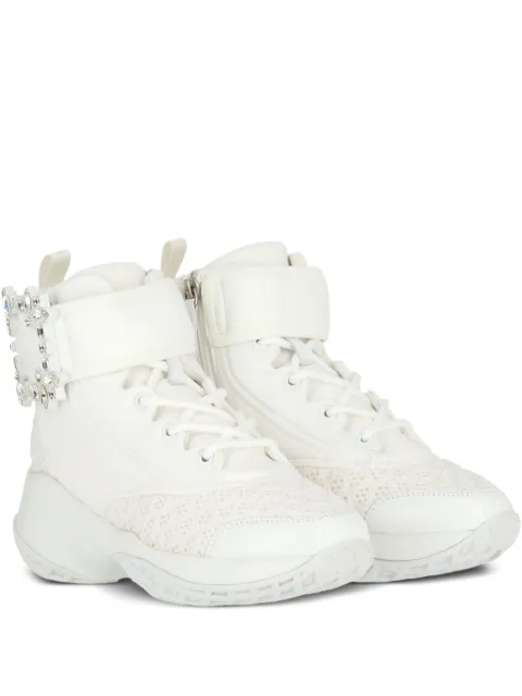 Roger Vivier tenis con detalle de hebilla