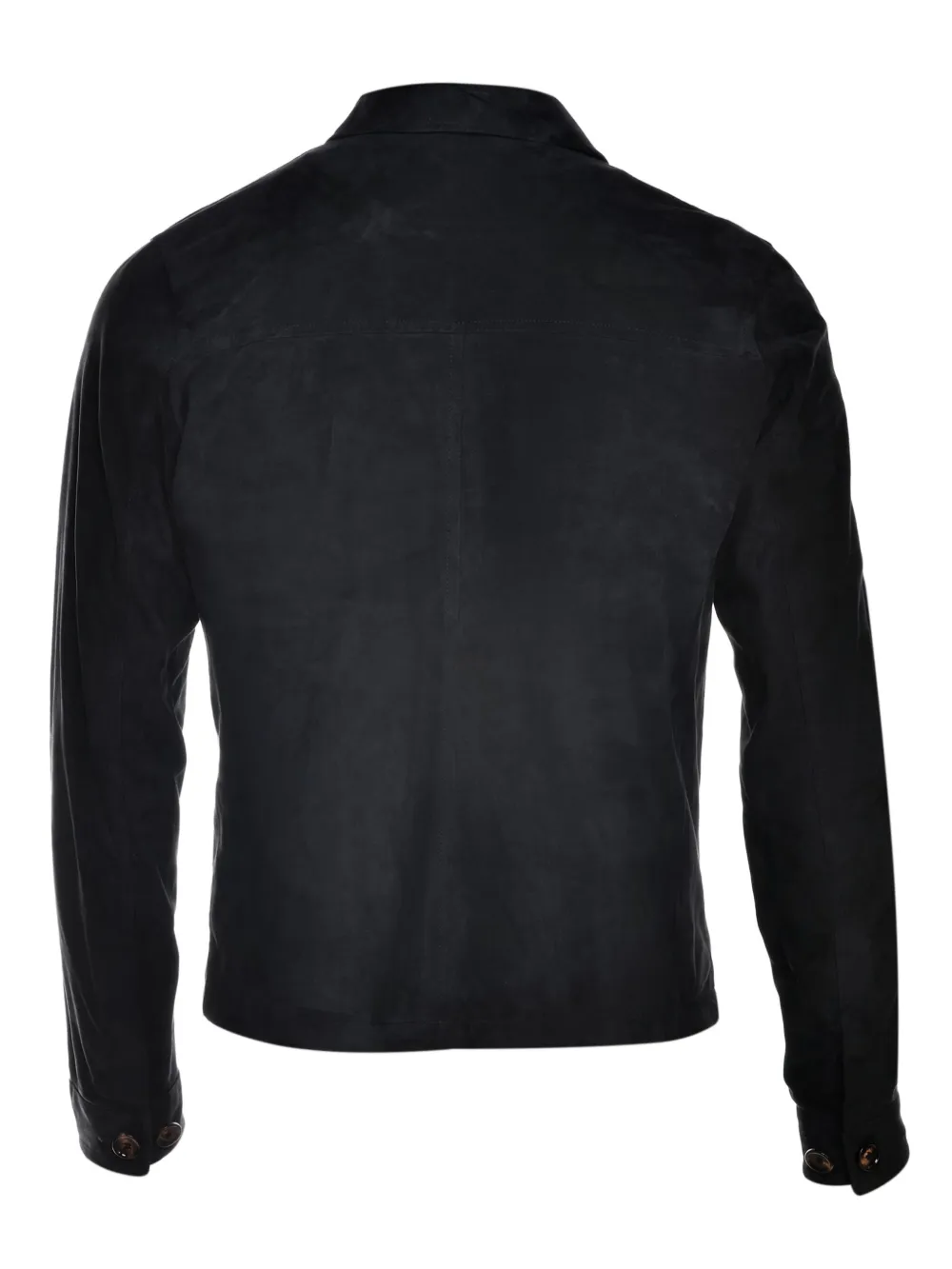 Kiton Suède jack Zwart