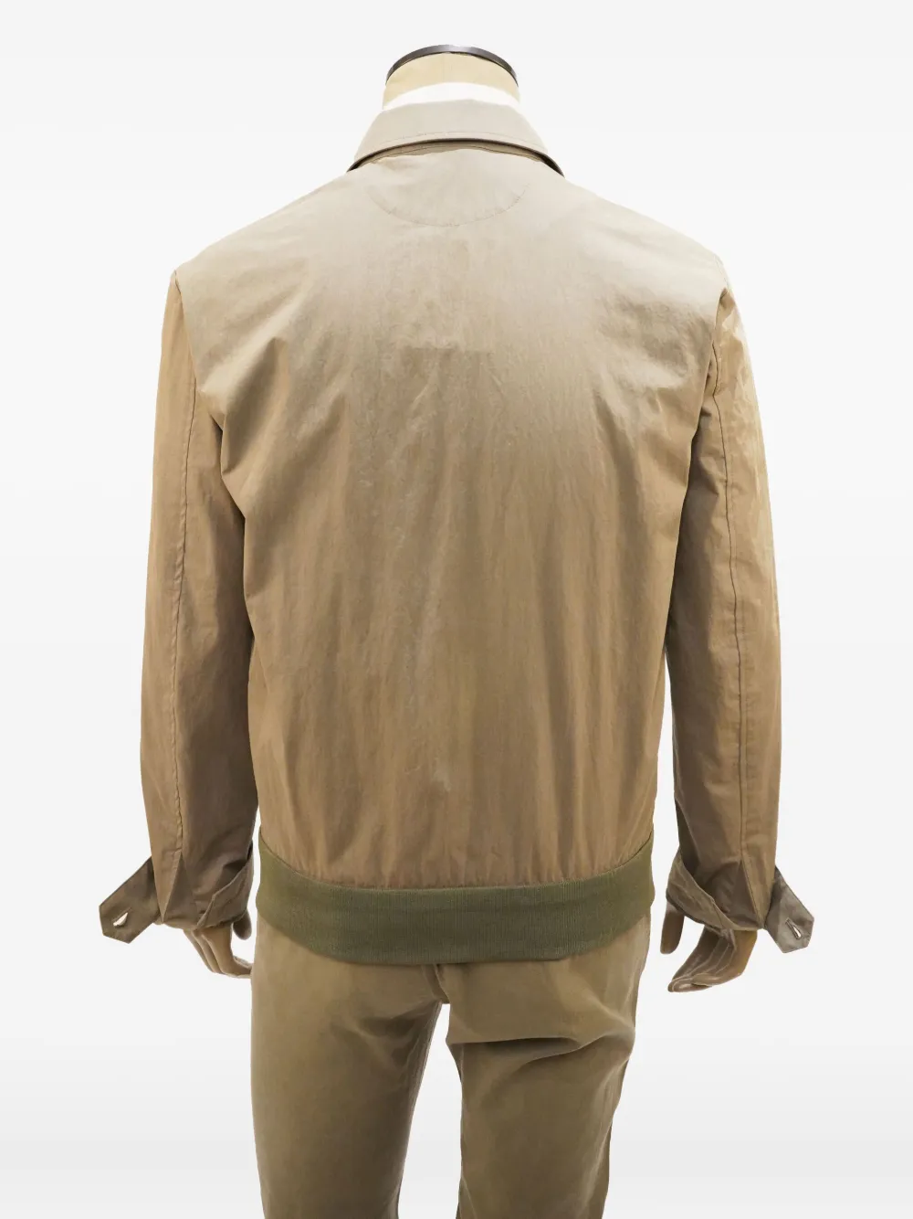 Kiton Jack met opgestikte zakken en rits Beige