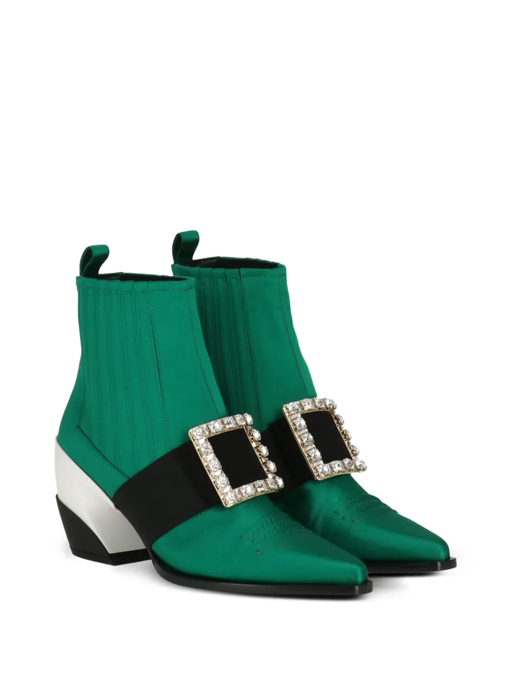 Roger Vivier 80mm hardware-embellished pointed-toe boots | Cowboy Boots | Image 2