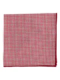 Scotch & Soda polka-dot houndstooth pocket square - Red