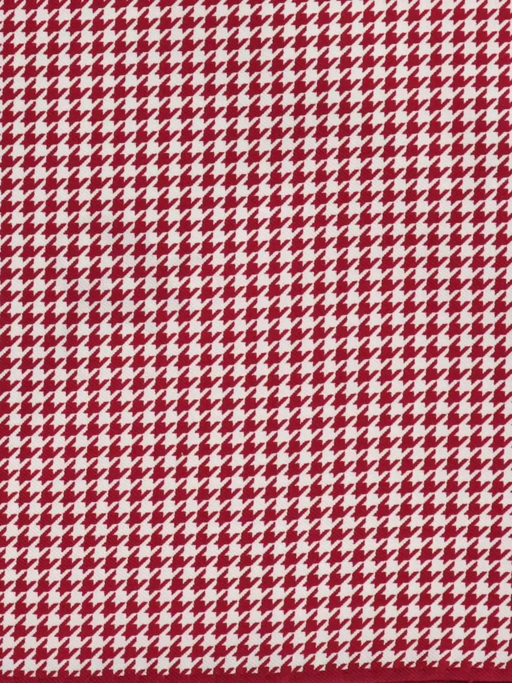 Scotch & Soda Pochet met pied-de-poule print en stippen Rood