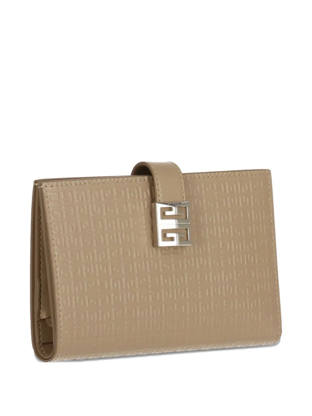 Givenchy 4G leather wallet Beige