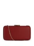 Gianvito Rossi chain-strap leather clutch - Red