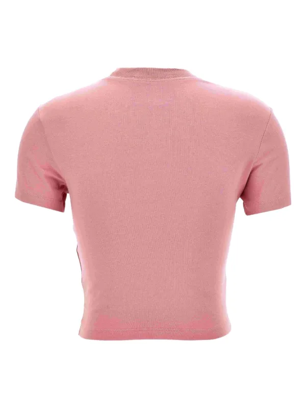 Versace Jeans Couture クロップド Tシャツ | ピンク | FARFETCH JP
