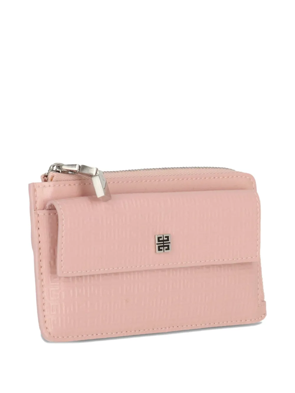 Givenchy 4G leather wallet Roze
