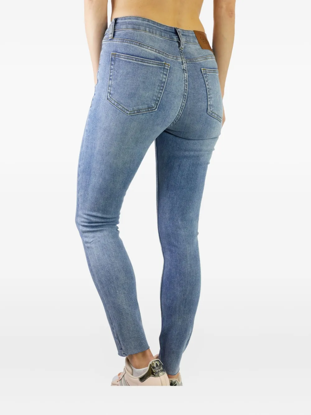 Cavalli Class Cotton Jeans In Blue