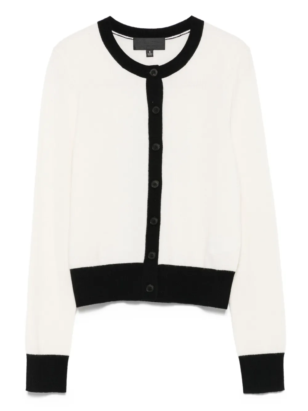 colourblock cashmere cardigan