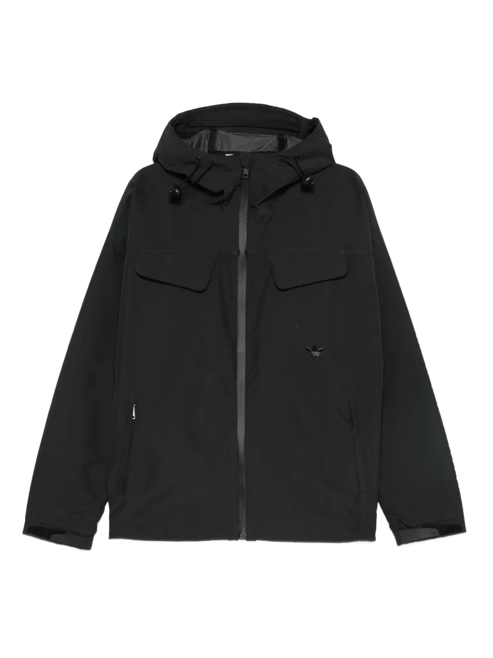 hooded pocket jacket