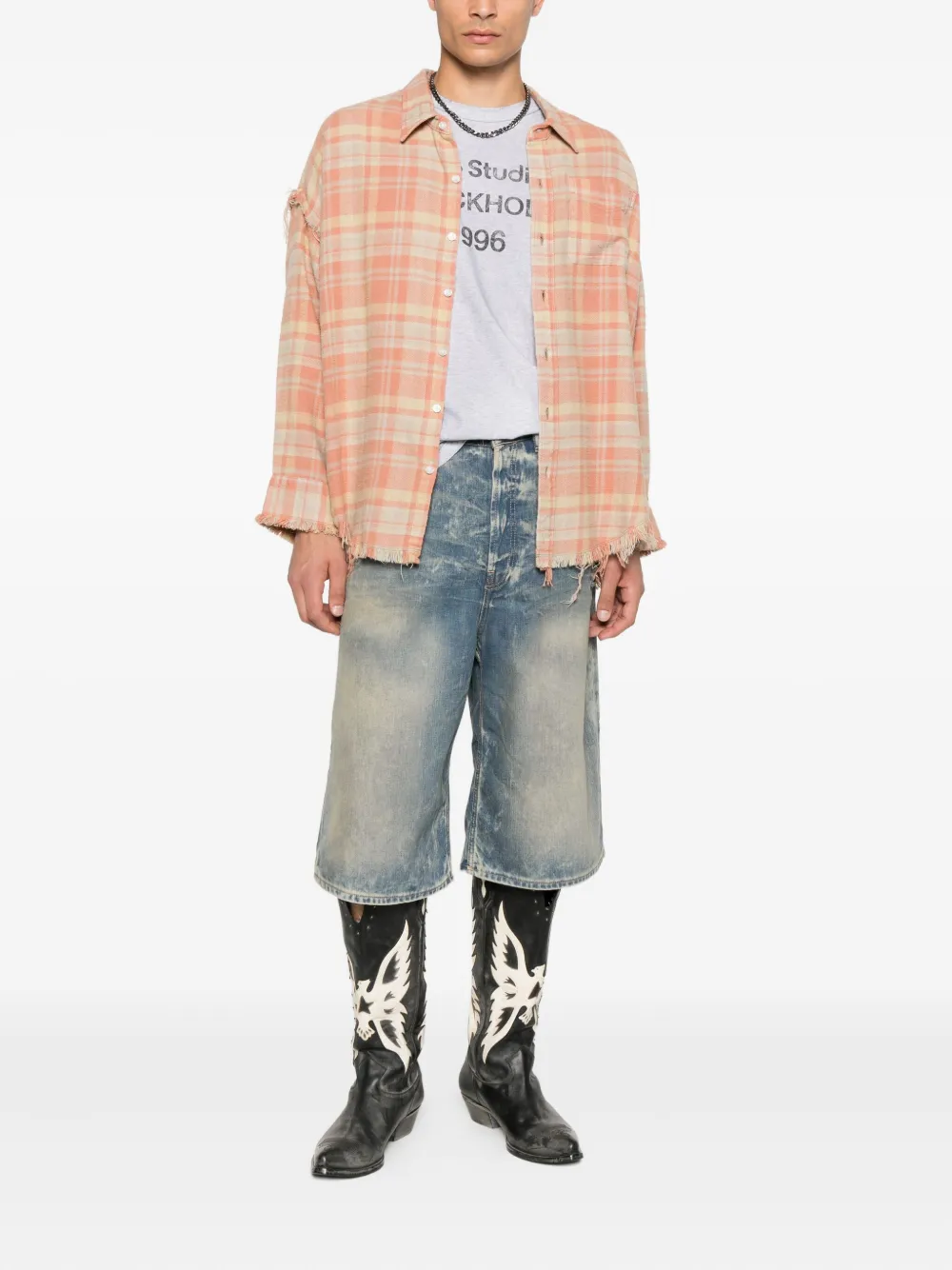Acne Studios Denim shorts - Blauw