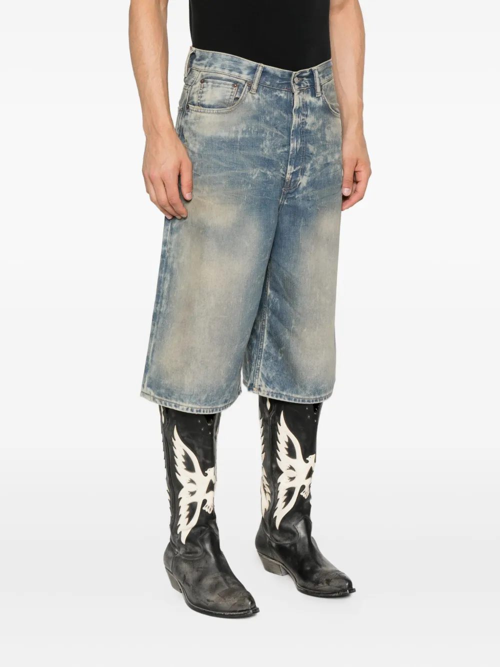 Acne Studios Denim shorts Blauw