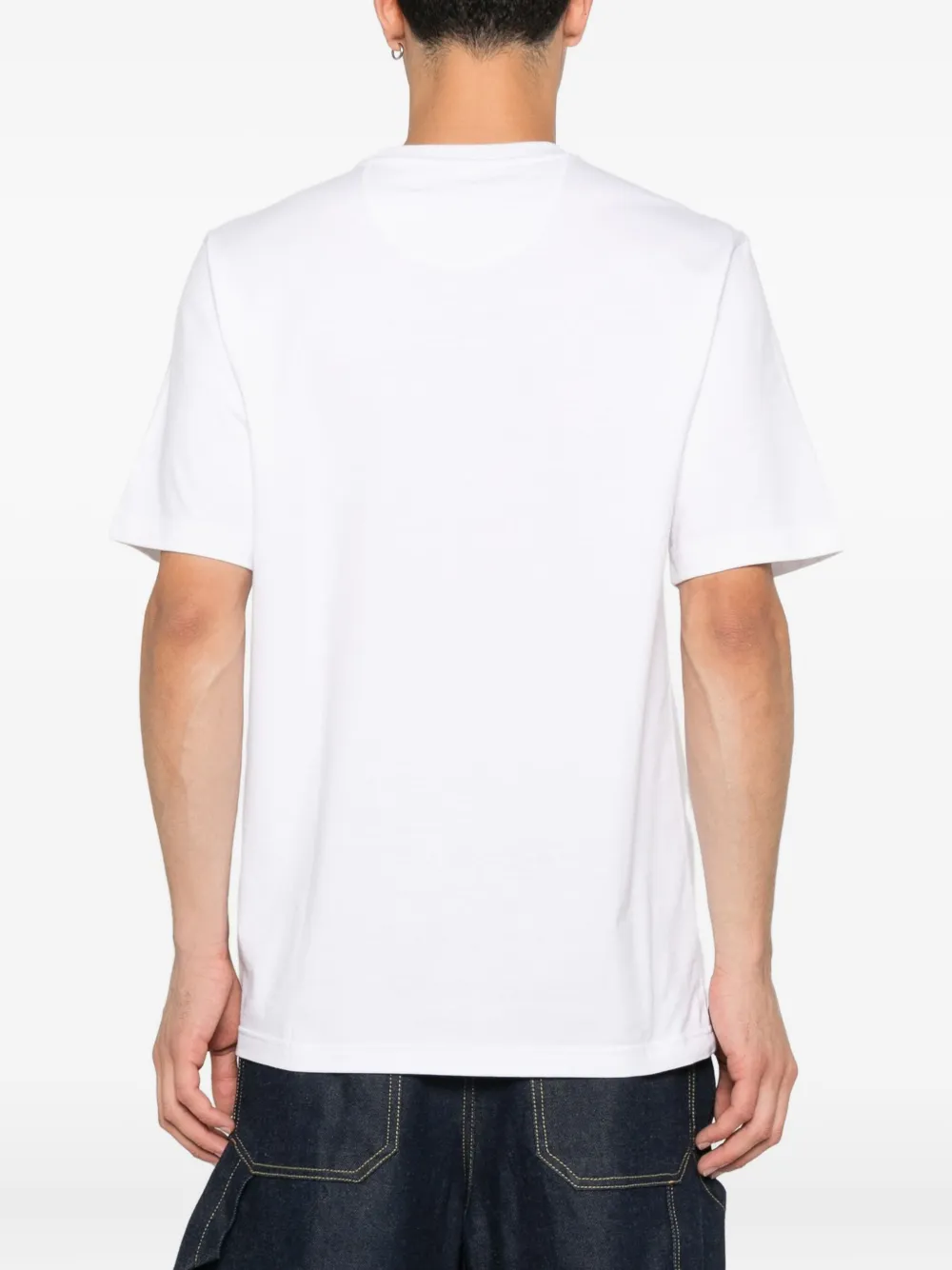adidas Katoenen T-shirt met geborduurd logo Wit