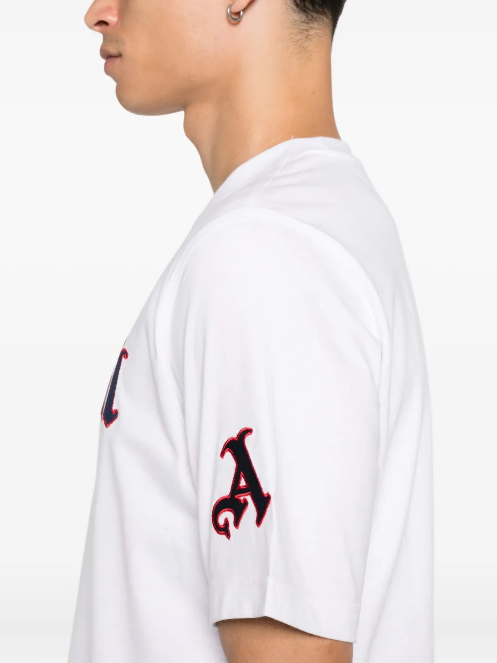 adidas Katoenen T-shirt met geborduurd logo Wit