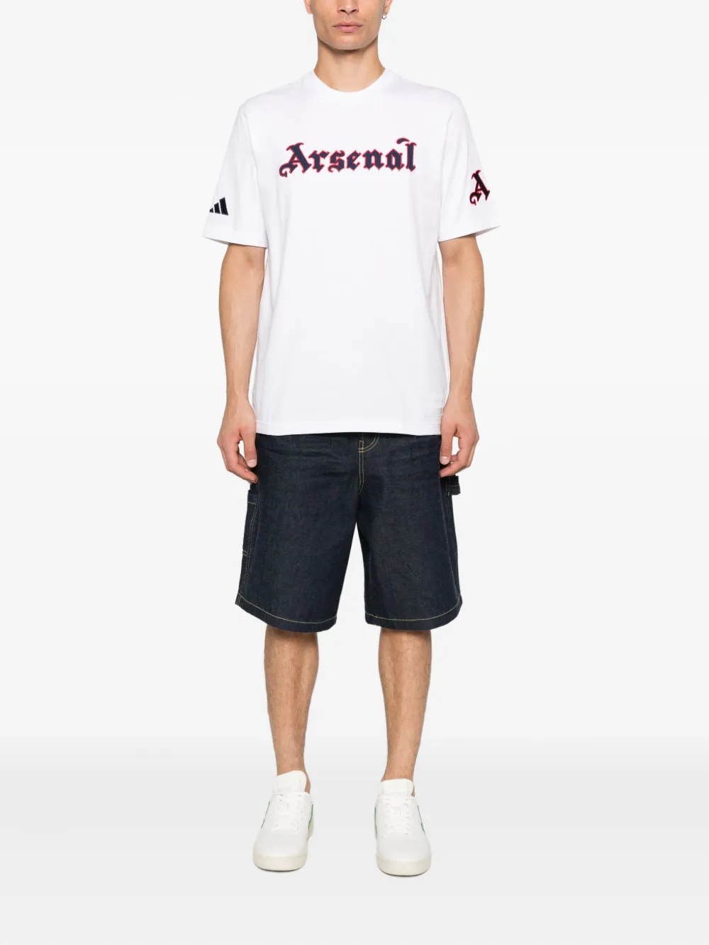 adidas embroidered-logo cotton T-shirt | T-Shirts | Image 2
