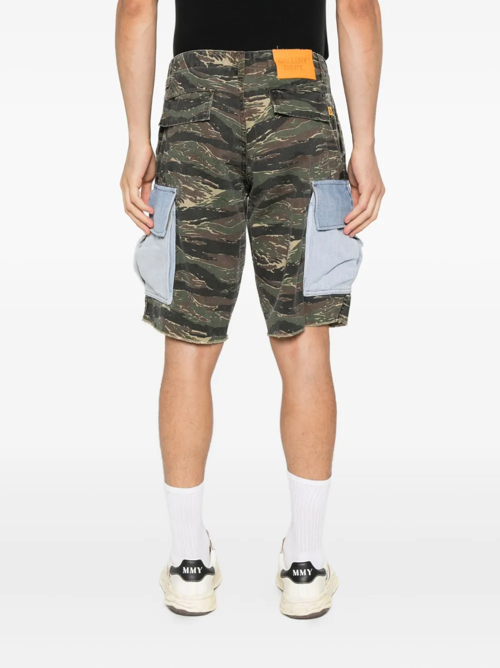 GALLERY DEPT. Cargo shorts met denim zak Groen
