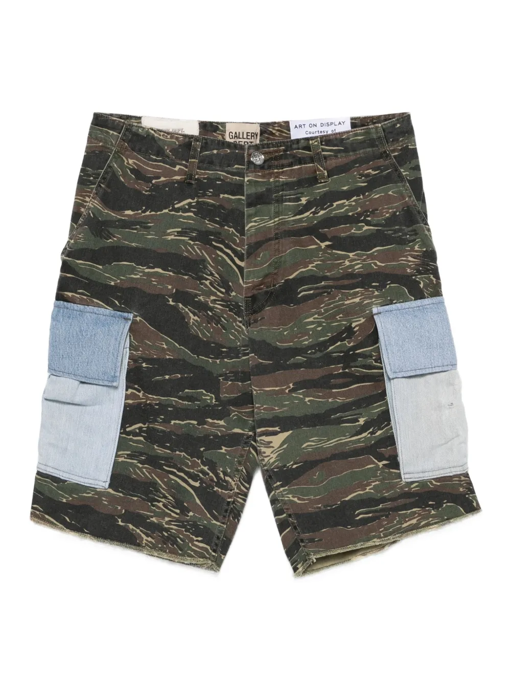 GALLERY DEPT. Cargo shorts met denim zak Groen