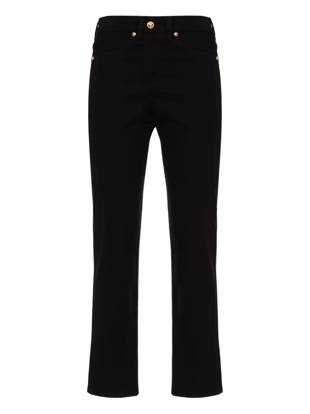 Just Cavalli ロゴパッチ ジーンズ - ブラック Just Cavalli ロゴパッチ ジーンズ - ブラック