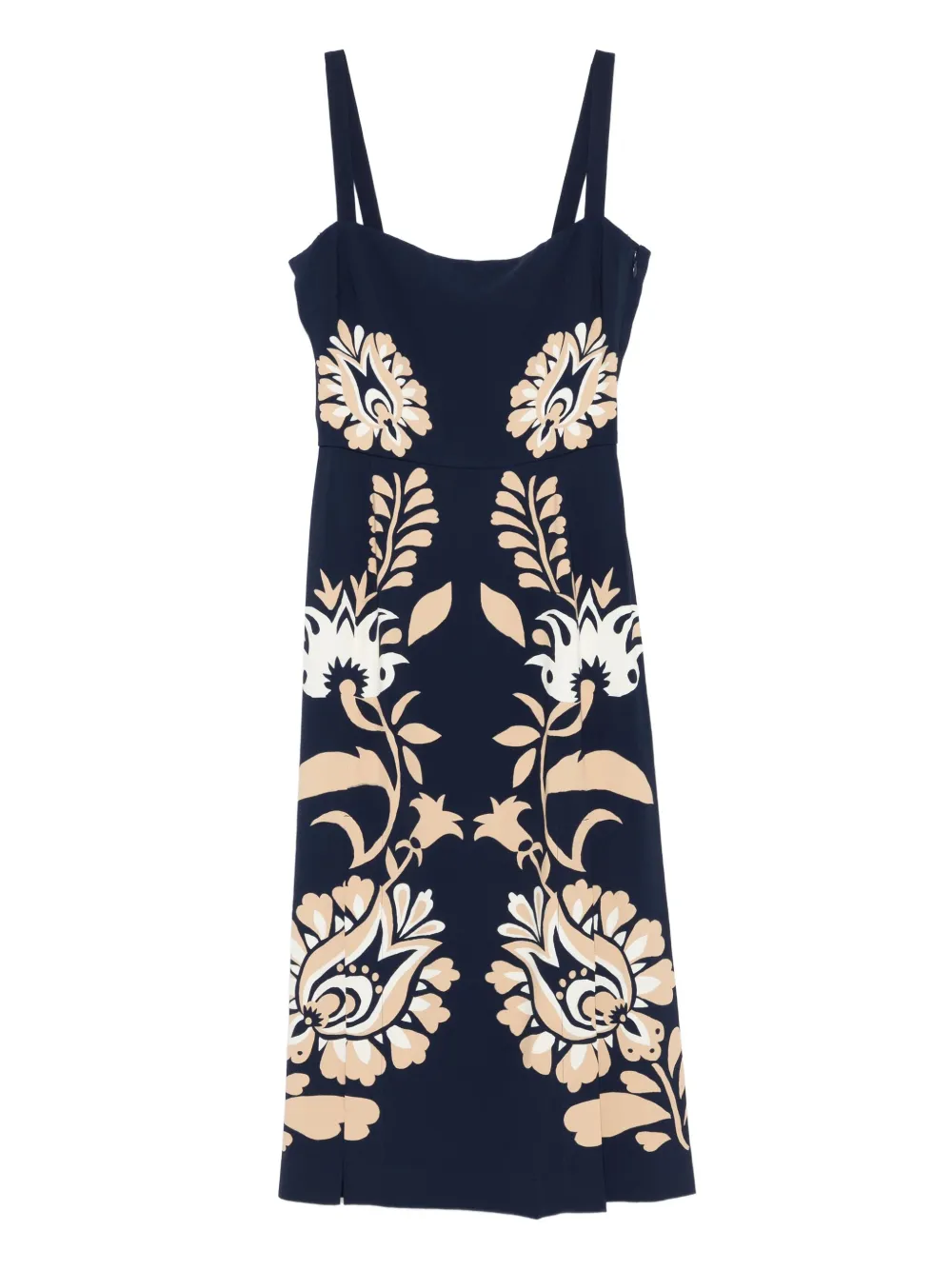 La DoubleJ Maxi-jurk met bloemenprint Blauw